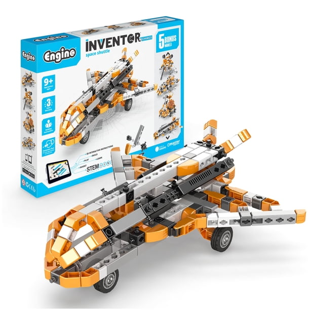 Engino - Juguetes STEM Inventor, Kit de Transbordador Espacial, Juguetes de Construcción para Niños 9+, Kit de Construcción STEM, Set Educativo, Regalos para Niños y Niñas