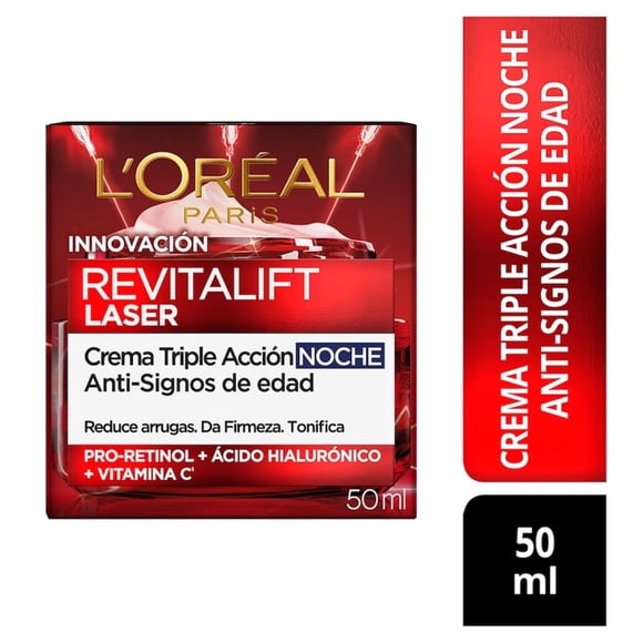 Crema de noche revitalift laser, 50 ml