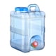 thumbnail image 2 of Contenedor de agua de 15L de capacidad, cantimplora de agua con grifo, jarra de almacenamiento de agua para acampar, para cocinar, conducir,, 2 of 5