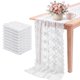 thumbnail image 1 of Caminero de Mesa Newwiee 80 cm x 305 cm Blanco 10 uds Floral, 1 of 7