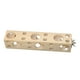 thumbnail image 2 of Bloque De Madera Con Agujeros, Fácil De Instalar, Juguete Para Masticar Pájaros Para Guacamayos, Periquitos, 20 Cm X 4 Cm X 4 Cm, 2 of 5