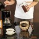 thumbnail image 5 of Soporte de filtro de café Yangbaga para 8-12 tazas con tapa de madera, negro, 5 of 8