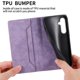 thumbnail image 5 of Funda tipo cartera con bloqueo RFID para Samsung Galaxy S25 FE Con tapa abatible, portatarjetas, cierre magnético, TPU y soporte Morado, 5 of 6