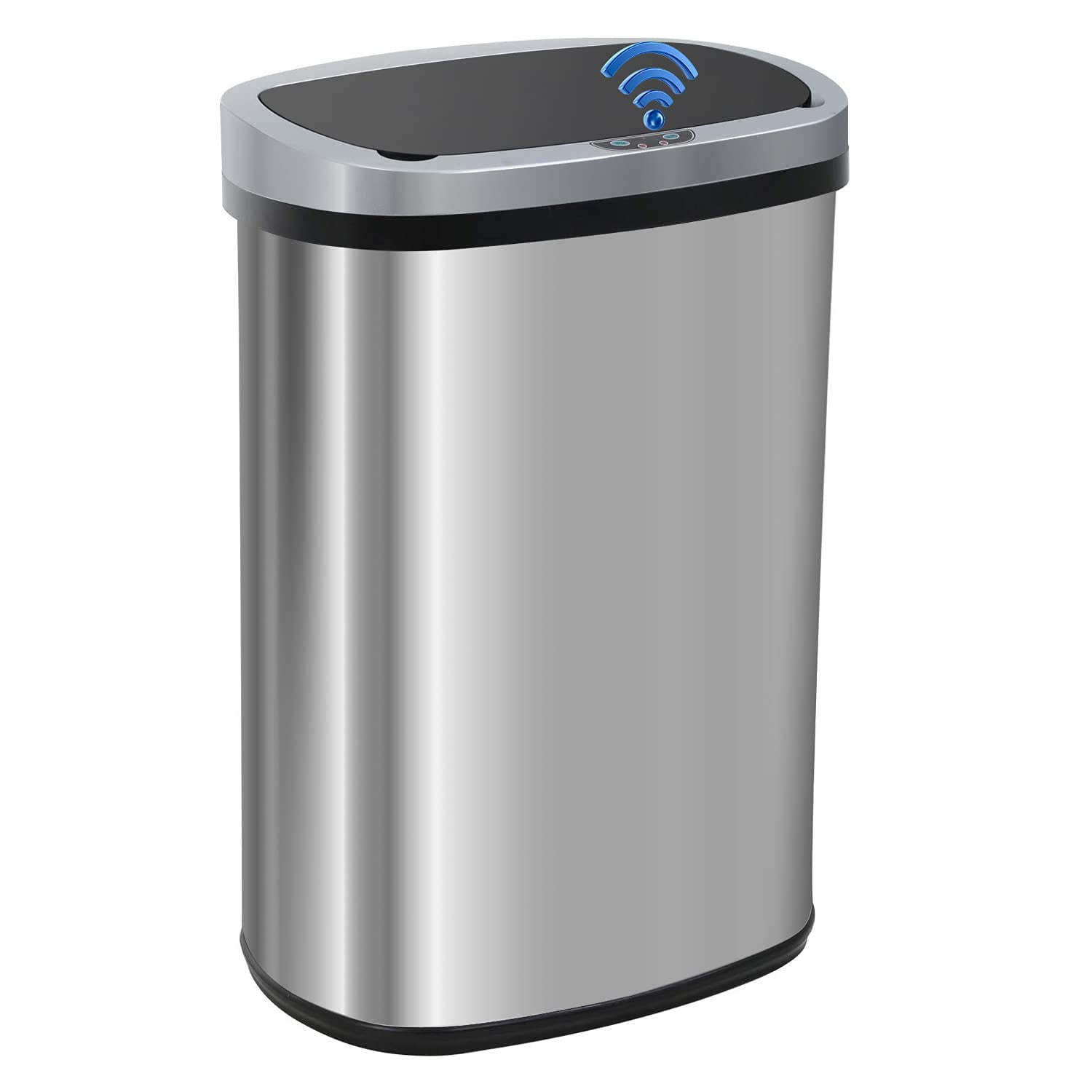 Bote De Basura Fdw De Acero Inoxidable Automático Sin Contacto, 50 L/13 Galones