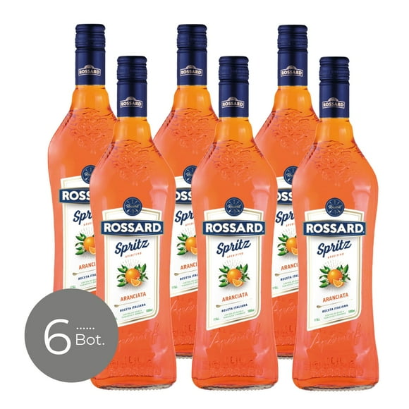 Pack X 6 Licor Spritz Aranciata - Coctel 1000 Cc