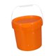 thumbnail image 1 of Lata De Pintura Portátil De 5 L, Vacía, Con Tapa Y Asa, Ideal Para Cocina, Jardín Y Viajes, Color Naranja, 1 of 5