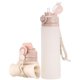 thumbnail image 1 of Botella de agua TakeToday plegable de 600 ml con correa de pajita, 1 of 8
