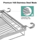 thumbnail image 5 of Secador de Platos Plegable de Acero Inoxidable para Montaje en Pared TQVAI, 5 of 9