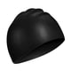 thumbnail image 2 of Gorros De Natación Gorro De Natación De Silicona Duradero Impermeable Cabello Largo Unisex Negro, 2 of 5
