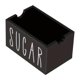 thumbnail image 1 of Organizador Rústico Para 20 Sobres De Azúcar, Ideal Para Mesa De Restaurante O Cocina, Color Negro, 1 of 5