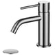 thumbnail image 1 of Grifo de lavabo de baño JXMMP de níquel cepillado de una sola manija, 1 of 6