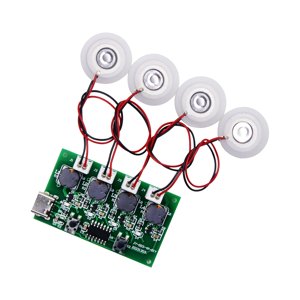 Bothyi - Disco De Atomización Ampliamente Utilizado Para Dispositivos De Atomización, Placa De Circuito Diy Con 4 Discos