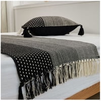 Top Lucky - Pack Piecera De Algodon-Lino 60*180 + 02 Fundas De Cojin