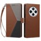 thumbnail image 3 of Cartera para Xiaomi Redmi 17C en PU Tricolor, Funda con Solapa, Marrón, 3 of 6