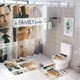 thumbnail image 1 of Set de Cortina de Baño Desmarcar El Hombre de Familia 4 Piezas, 1 of 6