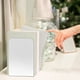 thumbnail image 3 of Soportes para libros VFINE de 20 cm, color blanco, juego de 4 pares de metal, 3 of 8