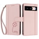 thumbnail image 3 of Funda Cartera Trébol para Google Pixel 8 con Ranuras Tarjetas y Carga Inalámbrica Rosa, 3 of 6
