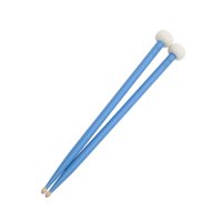 Magideal - Baquetas Clásicas De Fieltro De De Arce, 2 Uds., Batería De Bajo, Instrumento De Percusión De Repuesto, Kit De Batería Eléctrica, Baquetas De Azul