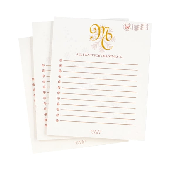 Bloc de notas Mariah Carey All I Want For Christmas 15x13 cm
