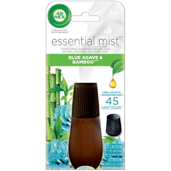 Recambio Air Wick Essential Mist de agave azul y bambú, 45 ml