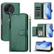 thumbnail image 5 of Funda Billetera Cremallera para TCL 605/60SE con Porta Tarjetas, Soporte y Correa Verde, 5 of 5