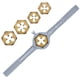 thumbnail image 5 of Juego de troqueles Tap and Hex EFFICERE con revestimiento de titanio de 86 piezas, 5 of 5