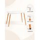 thumbnail image 5 of Mesa de Comedor Rectangular 120x80 cm MDF con Base de Haya Alemana para 6 Personas – Diseño Moderno y Resistente Blanca, 5 of 9