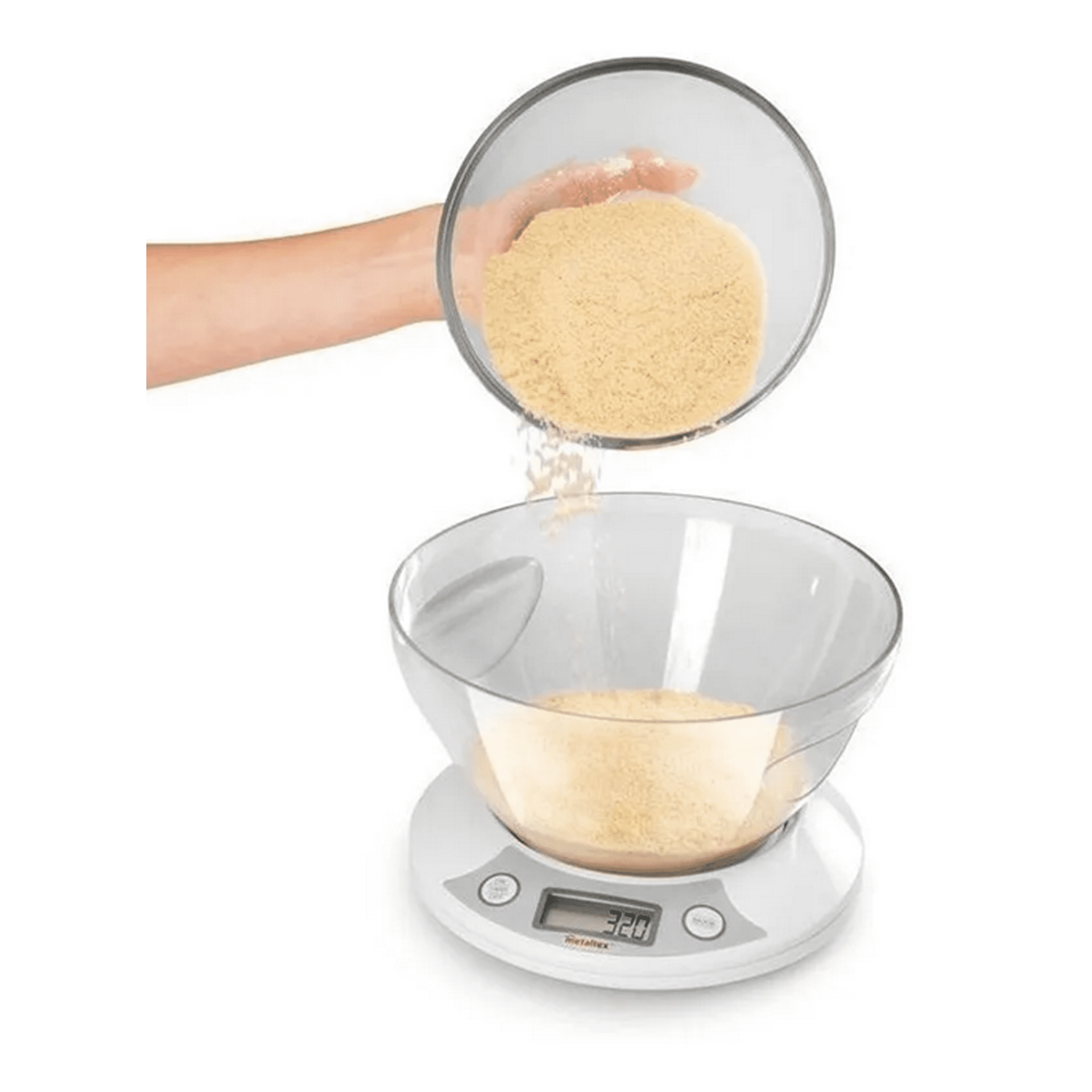 Genérico - Balanza Digital Cocina Metaltex 5kg Color Blanco