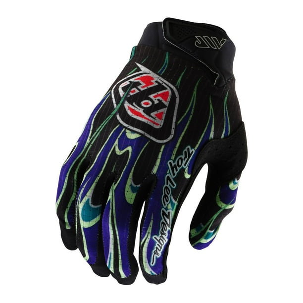 Guantes troy lee air torched black/purple