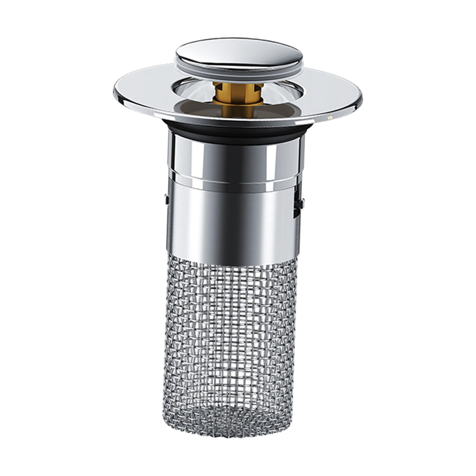 Bothyi - Empuje El Desbordamiento Anti Del Filtro Del Drenaje Del Límite Del Lavabo Para El Núcleo Del Latón Del Hotel Del Lavabo Del Hogar