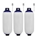 thumbnail image 1 of Guardabarros De Barco Marino, Protector De Muelle De PVC Premium, Protección, Azul Y Blanco, 3 Uds., 1 of 5