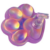 Magideal - Soportes De Práctica De Uñas De Acrílico / Uña De Gato Magnética Puntas De Uñas Falsas Herramienta De Manicura Exhibición De Uñas Reutilizable , Púrpura