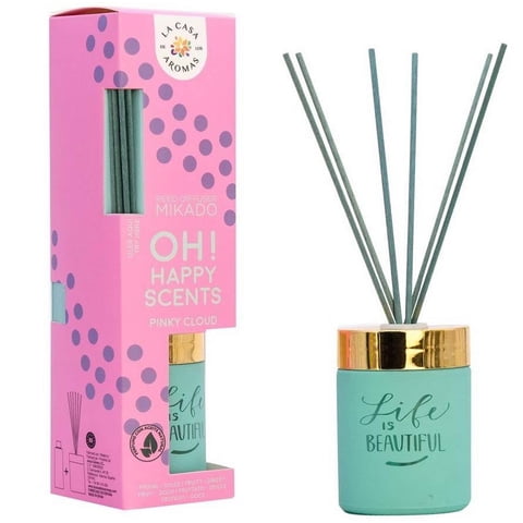 La Casa De Los Aromas - Ambientador Mikado Mensajes Pinky Cloud