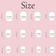 thumbnail image 2 of Uñas postizas francesas, 24 uñas postizas cortas color blanco nude, bonitas uñas postizas de gel suaves, cobertura total, uñas artificiales adhesivas para mujeres y niñas, decoración de uñas para muje, 2 of 7