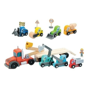 Genérico - Pack Juguete Madera Rompecabezas Vehiculo Construccion Lau