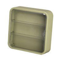 Magideal - Caja Transparente Para Exhibir Figuras, Impermeable, Para Mini Juguetes, Coleccionables, Color Verde