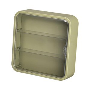 Magideal - Caja Transparente Para Exhibir Figuras, Impermeable, Para Mini Juguetes, Coleccionables, Color Verde