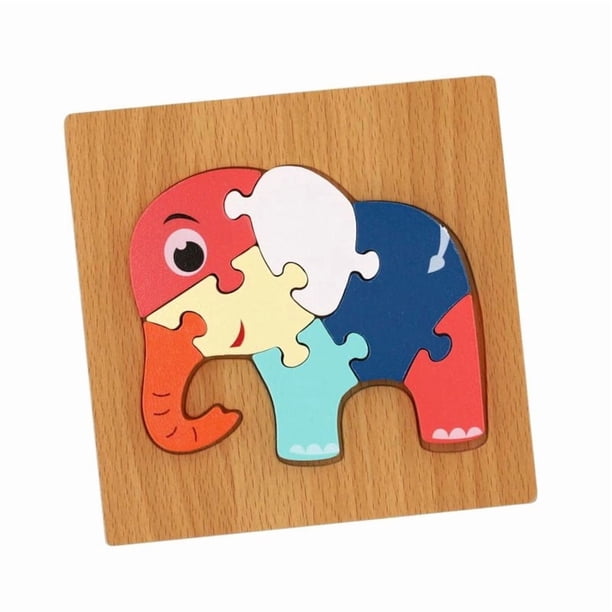 Puzzle Rompecabeza De Madera Encaje Didactico 15x15cm Niños