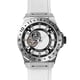 thumbnail image 1 of Reloj HYDROGEN Vento plateado y blanco de 44 mm, 10 ATM, silicona, 1 of 3