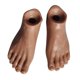 thumbnail image 5 of Figura De Acción De Escala 1/6 Masculina / Femenina Desnuda, Par De Pies, Estilo 5, 5 of 5