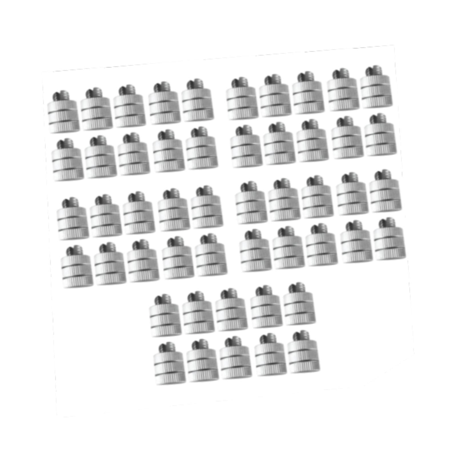 Magideal - 50 Abrazaderas De Alambre Para Cercas Eléctricas, Conectores Para Cercas Eléctricas, Fácil Instalación, Abrazaderas Para Unir Cables, Abrazaderas Para