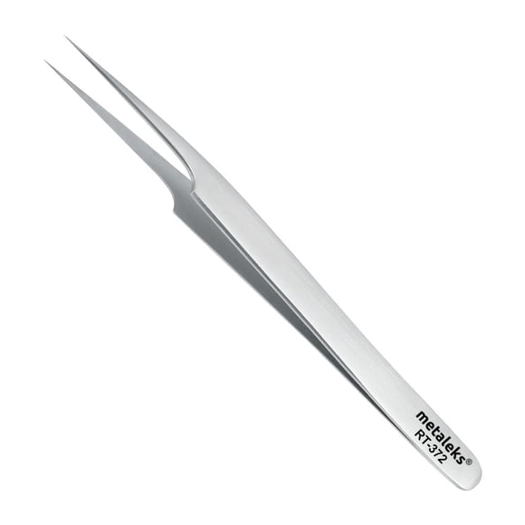 Pinzas para Extensiones de Pestañas Metaleks Soft & Light de Acero Inoxidable