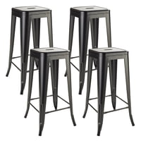 Novahus - Pack 4 Pisos De Bar Metal Tolix