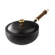 thumbnail image 2 of Wok Antiadherente, Olla Para Sopa Hirviendo, Wok De Fondo Plano Para Acampar, Dormitorio, Hogar, 24 Cm De Diámetro, 2 of 5