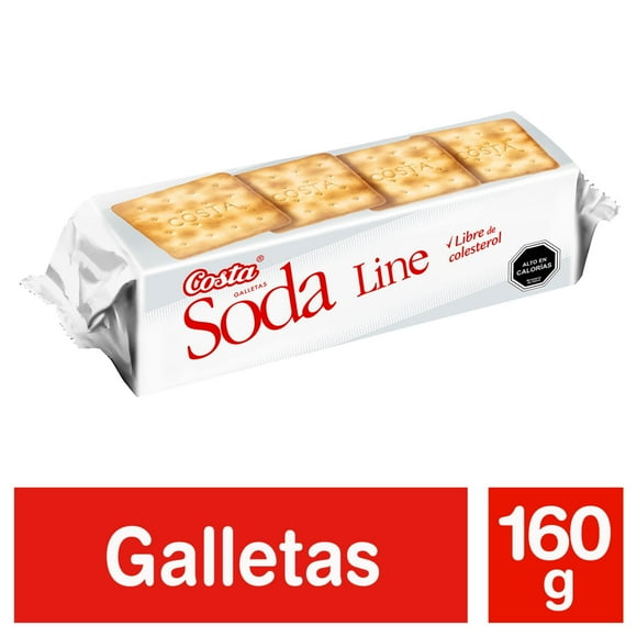 Galletas Soda Line Bolsa, 160 g