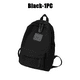 thumbnail image 1 of Waterproof Teenage Bookbag Nylon Rucksack Fashion Girl Backpack Women Shoulder Bag High School Schoolbag Black, 1 of 3
