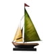 thumbnail image 4 of Figura De Velero, Modelo De Barco, Estante De Apoyo, Gabinete De Regalo, Oficina, Estatua De Barco De Hierro Verde, 4 of 5