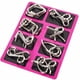 thumbnail image 5 of Juego de rompecabezas de alambre metálico AUKEXLY con 24 modelos para niños y adultos, 5 of 7