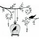 thumbnail image 1 of Decomural Vintage Bird Cage Tree Branch WS-47177, 1 of 2