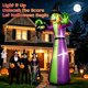 thumbnail image 2 of Bruja inflable Yooson 3,7 m con LEDs y gato negro, 2 of 6